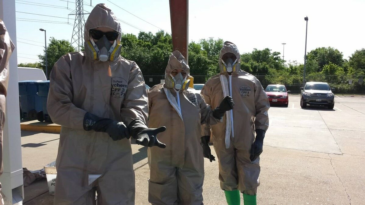class b hazmat suits