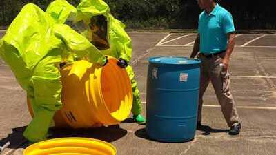 containment of a barrel
